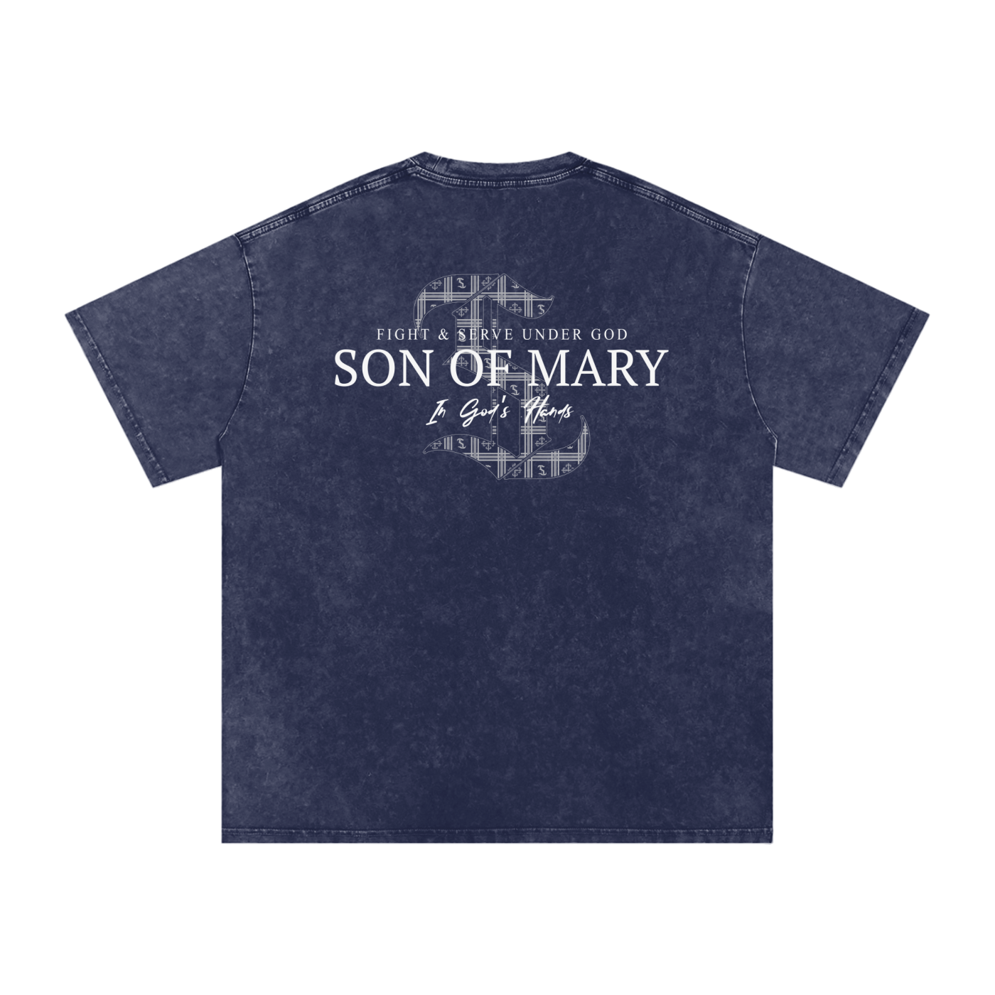 Son of Mary – “Fight & Serve” Lamb Tee (Gray Edition)