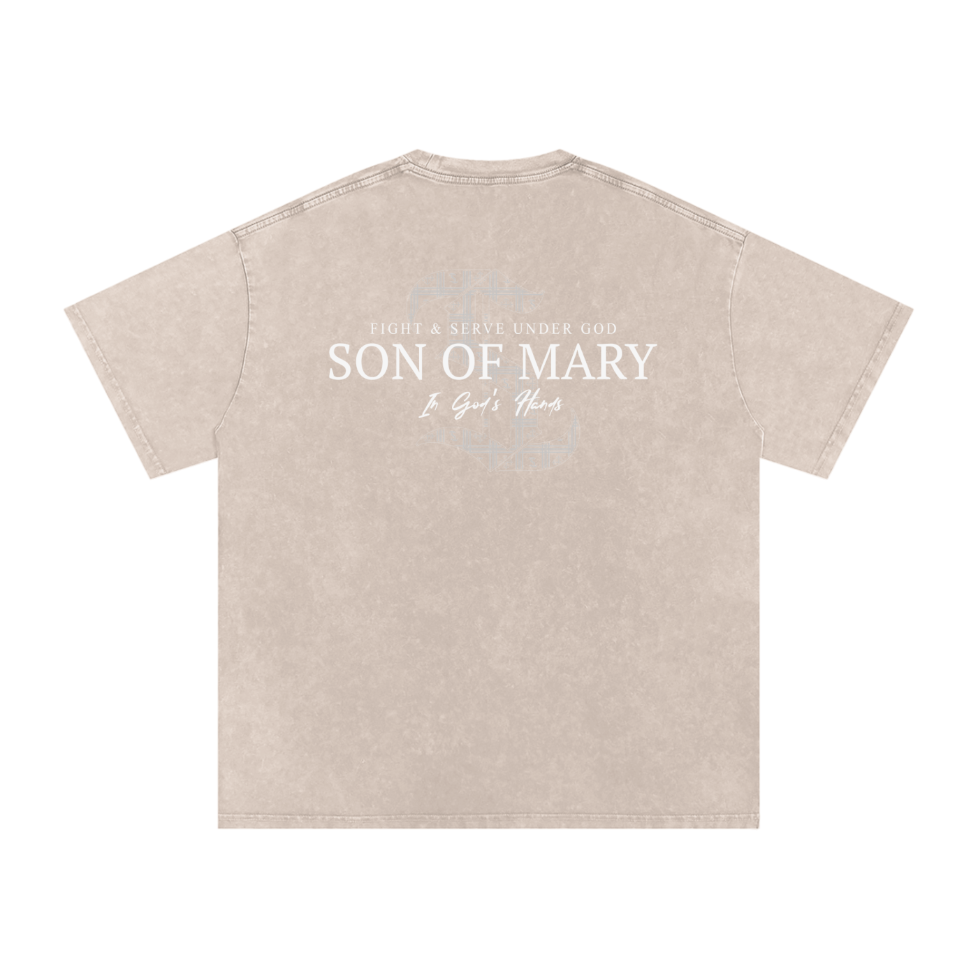 Son of Mary – “Fight & Serve” Lamb Tee (Gray Edition)