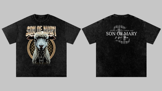 Son of Mary – “Fight & Serve” Lamb Tee (Gray Edition)