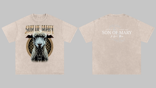 Son of Mary – “Fight & Serve” Lamb Tee (Gray Edition)