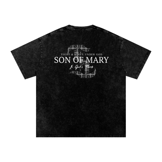 Son of Mary – “Fight & Serve” Lamb Tee (Gray Edition)